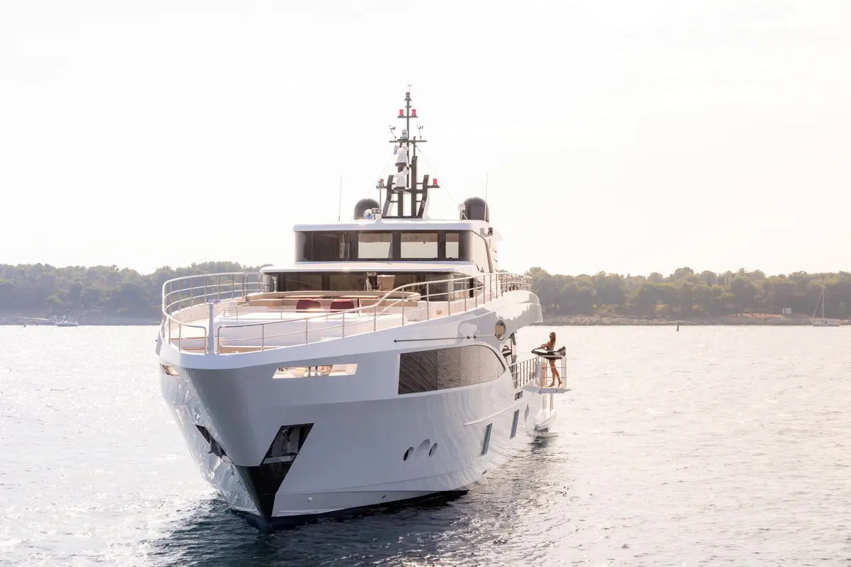 Majesty 100, exterior — Yacht Charter Saint-Tropez, Saint-Tropez. Majesty 100 — 32m