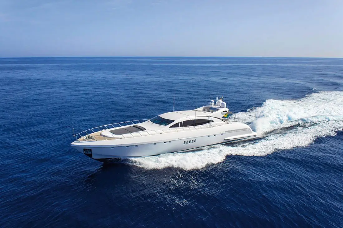 Mangusta 108, exterior — Yacht Charter Saint-Tropez, Saint-Tropez. Mangusta 108 — 33m