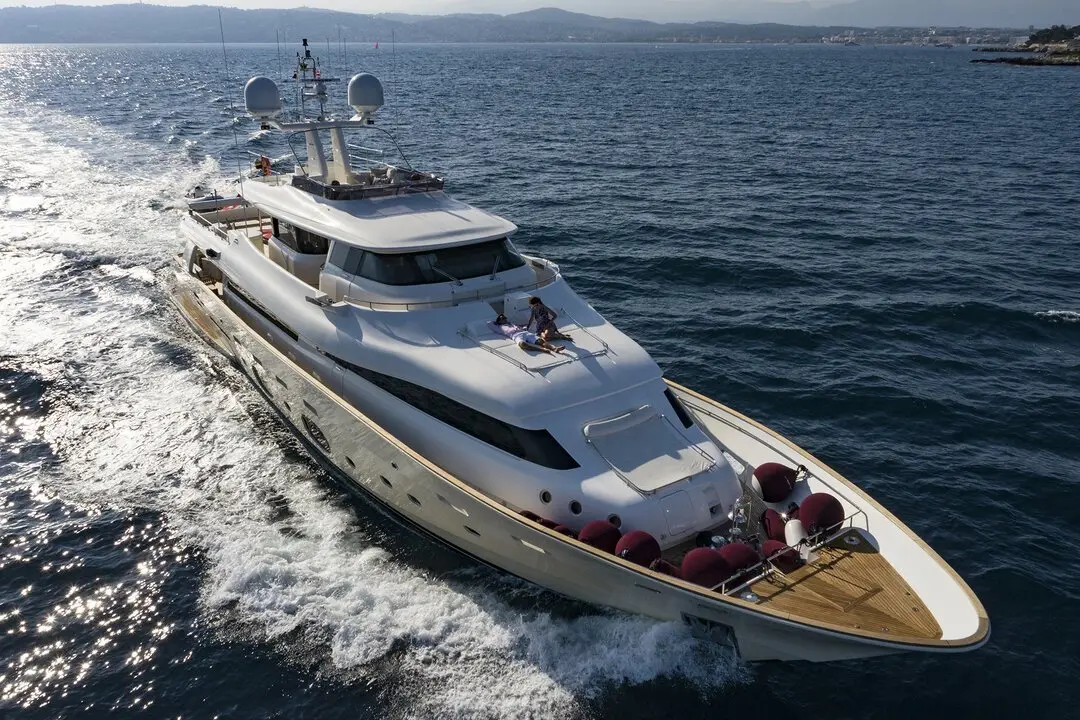 Navetta 33, aft deck — Yacht Charter Saint-Tropez, Saint-Tropez. Navetta 33 — 33m