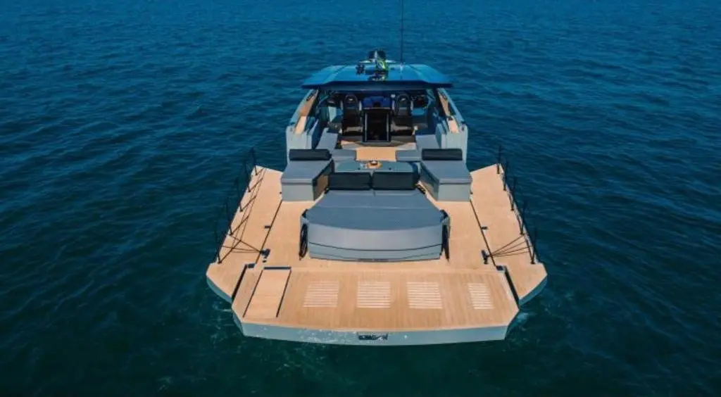 Okean 55, aft deck — Yacht Charter Saint-Tropez, Saint-Tropez. Okean 55 — 16m