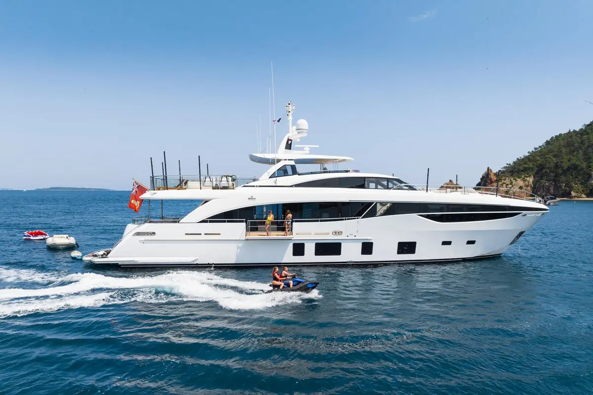 Princess 35M, exterior — Yacht Charter Saint-Tropez, Saint-Tropez. Princess 35M — 35m