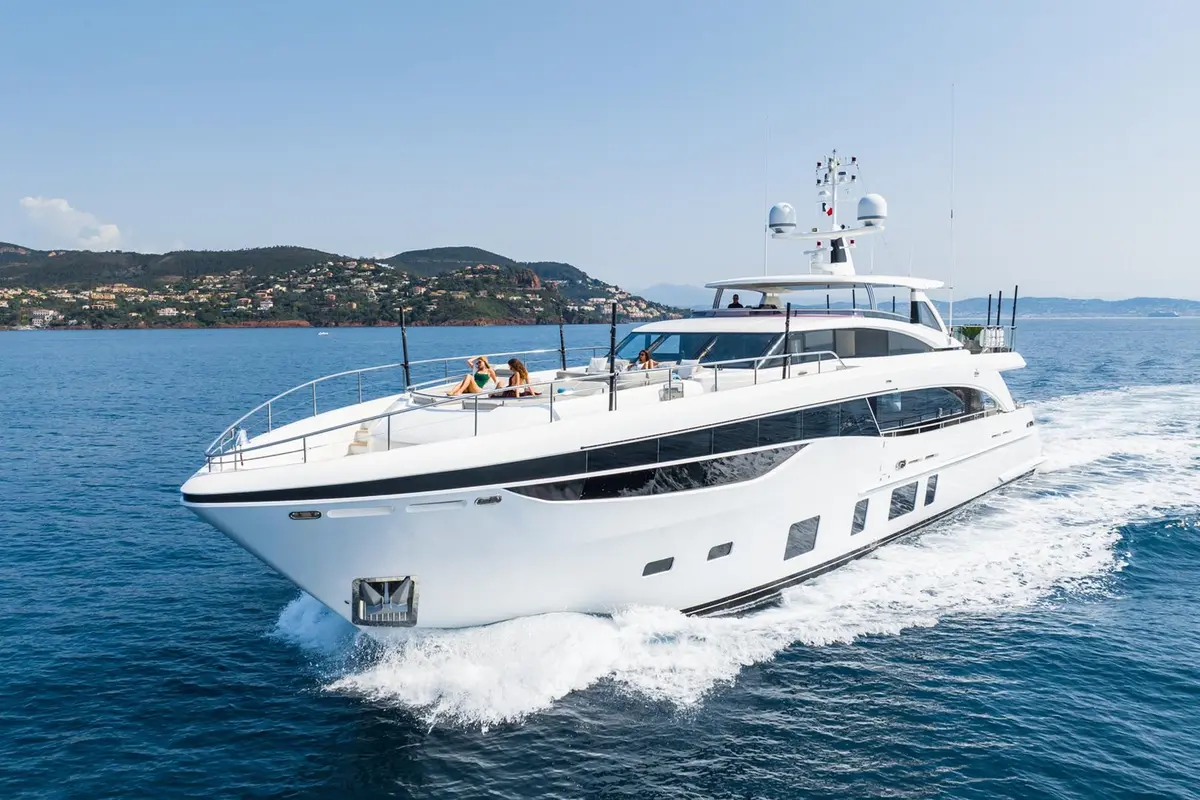 Princess 35M, main deck — Yacht Charter Saint-Tropez, Saint-Tropez. Princess 35M — 35m