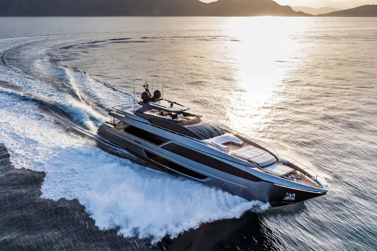 Riva 110, main deck — Yacht Charter Saint-Tropez, Saint-Tropez. Riva 110 — 33m