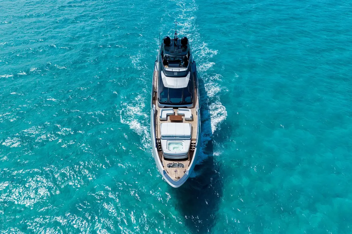 Riva 130, aft deck — Yacht Charter Saint-Tropez, Saint-Tropez. Riva 130 — 40m