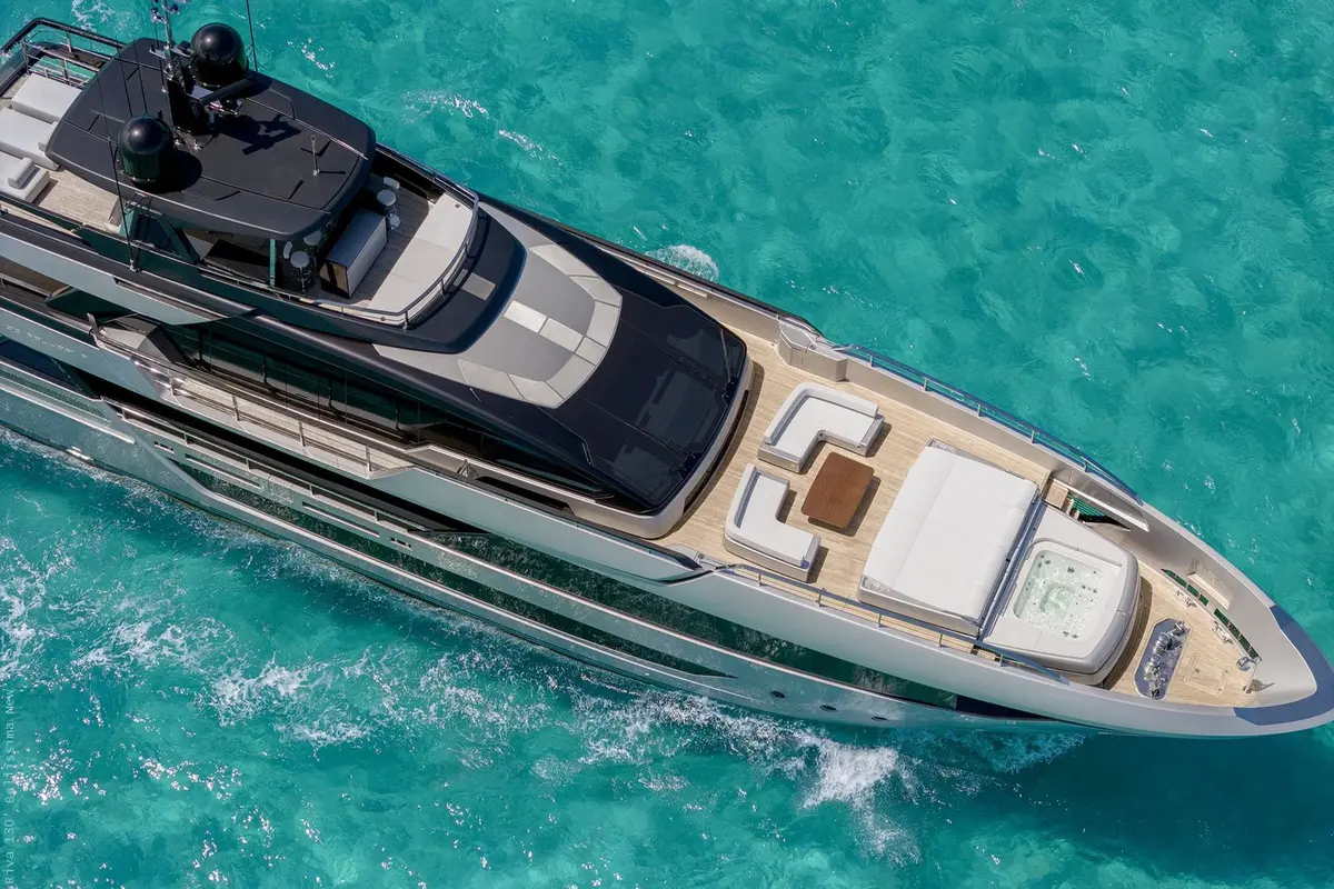 Riva 130, salon — Yacht Charter Saint-Tropez, Saint-Tropez. Riva 130 — 40m