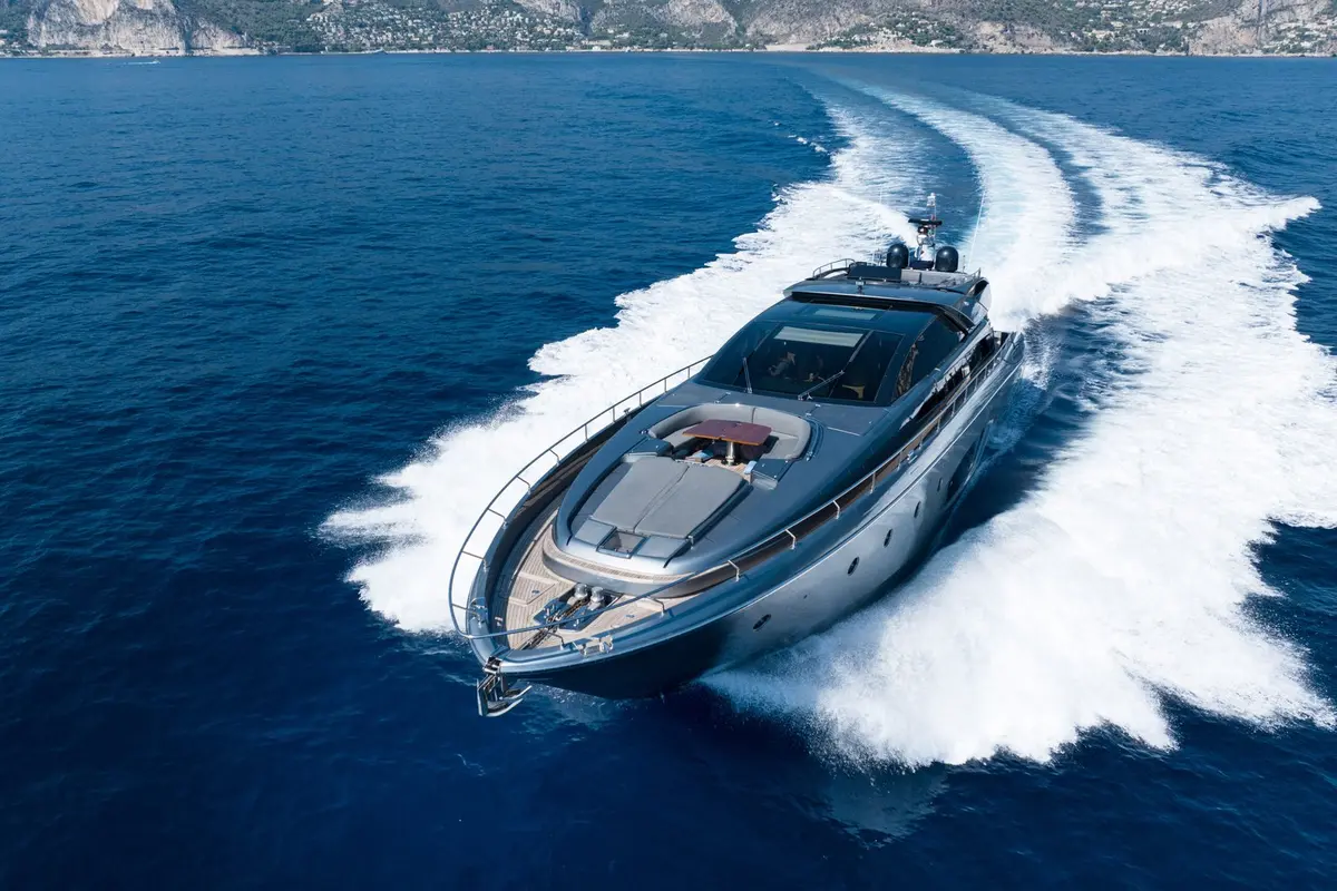 Riva 86 Domino, aft deck — Yacht Charter Saint-Tropez, Saint-Tropez. Riva 86 Domino — 26m