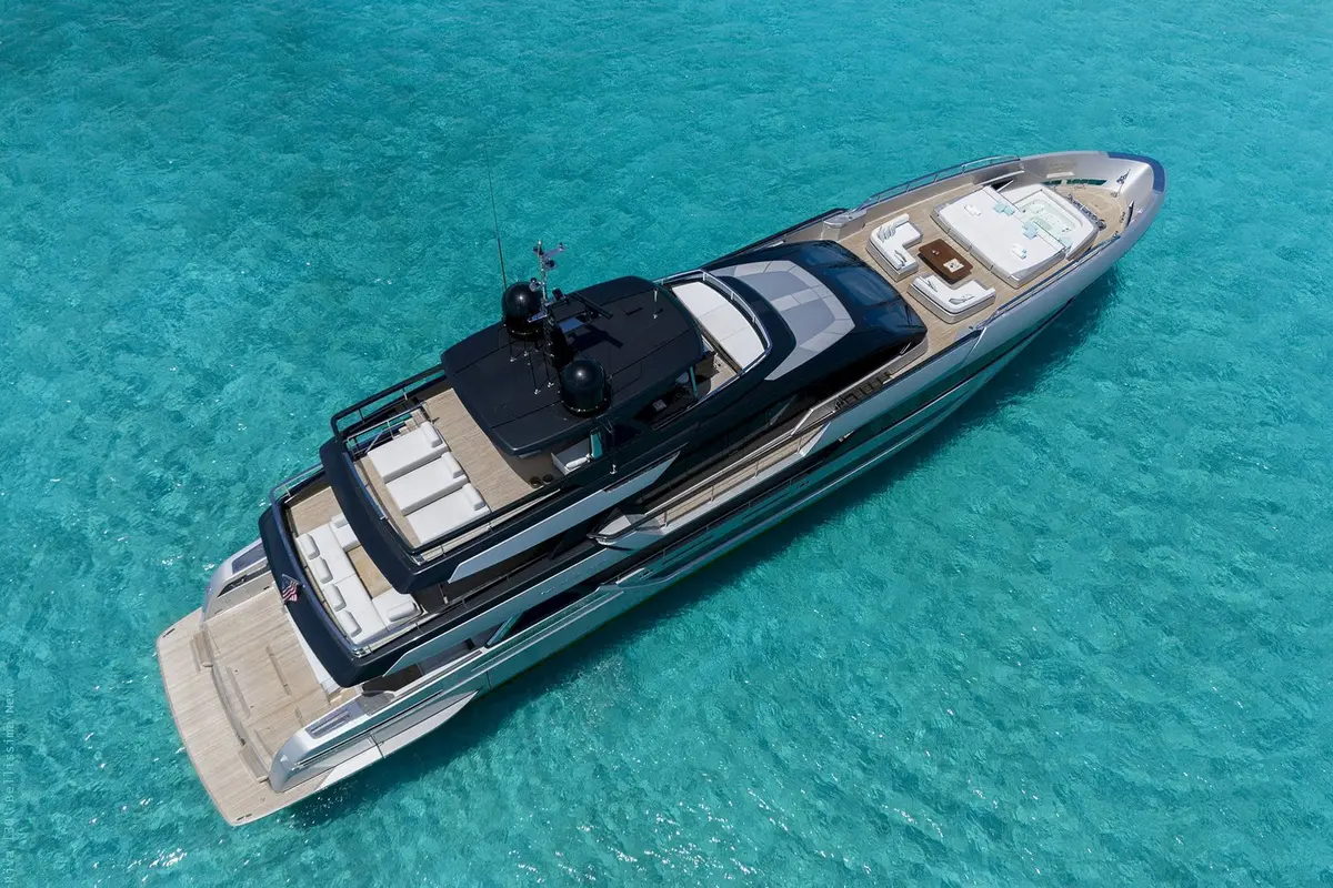 Riva 130 Bellissima, main deck — Yacht Charter Saint-Tropez, Saint-Tropez. Riva 130 Bellissima — 40m