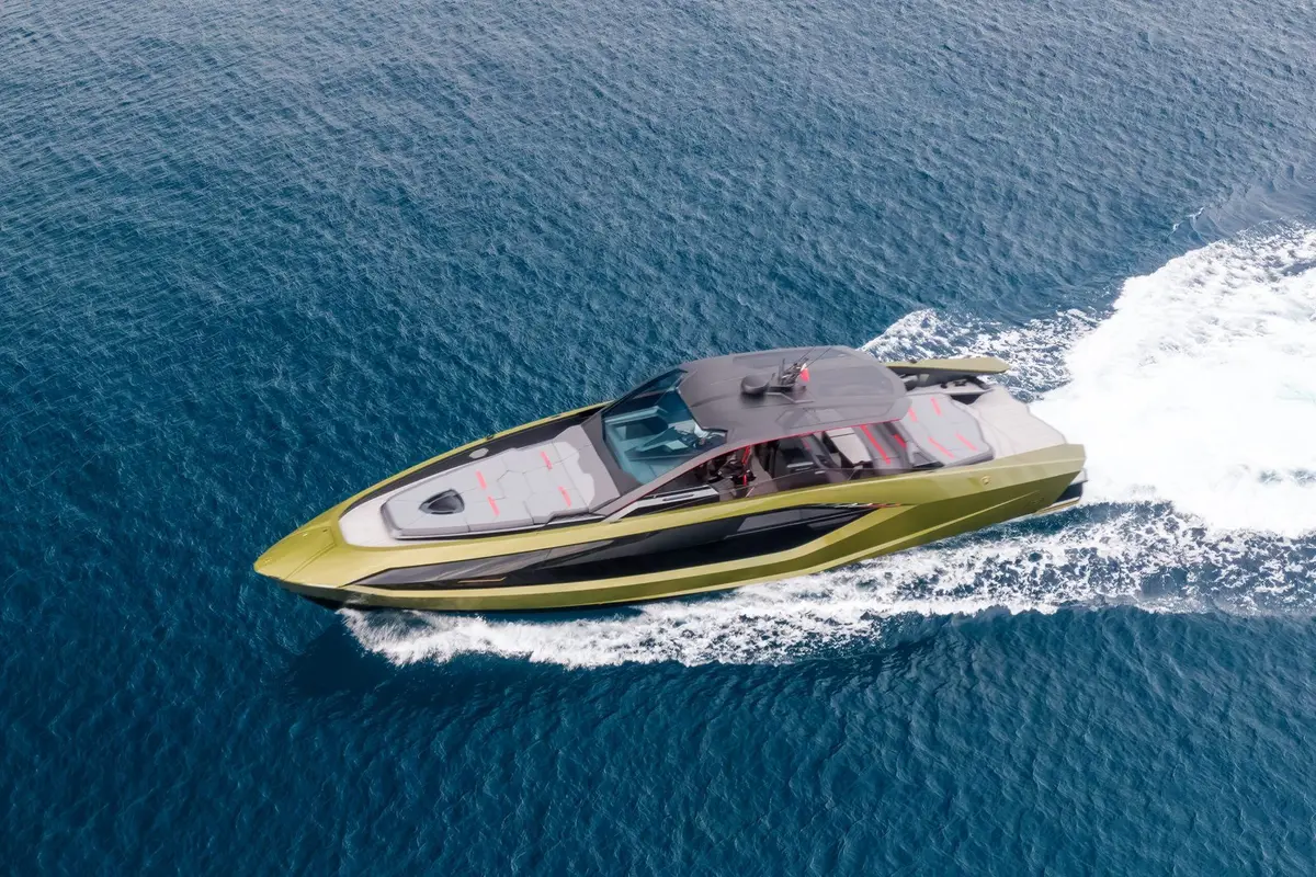 Lamborghini 63, exterior — Yacht Charter Saint-Tropez, Saint-Tropez. Lamborghini 63 — 20m